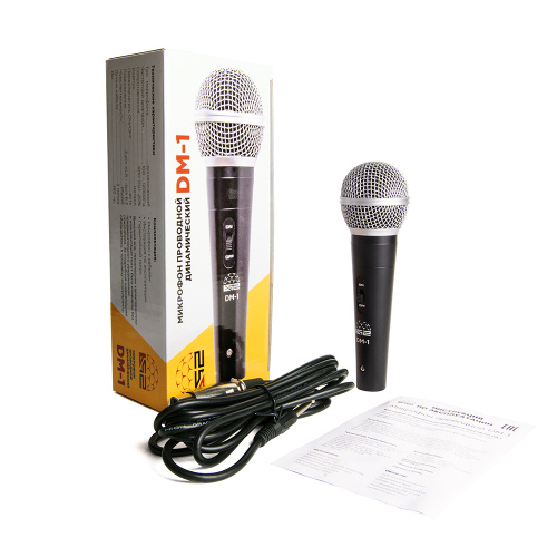 Микрофон B52 DM-1(динамич. 85Дб, 100-12000Гц, кабель 3м, jack 6,3мм) фото 5