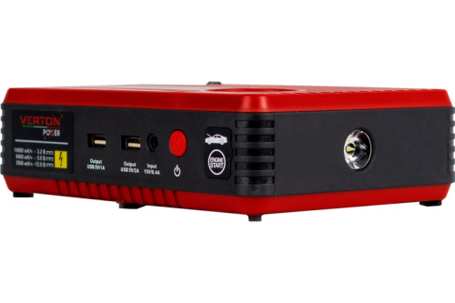 Устройство пусковое VERTON Energy ПУ-1400 (12В, 450А, 10бар, USB, компрессор) фото 7