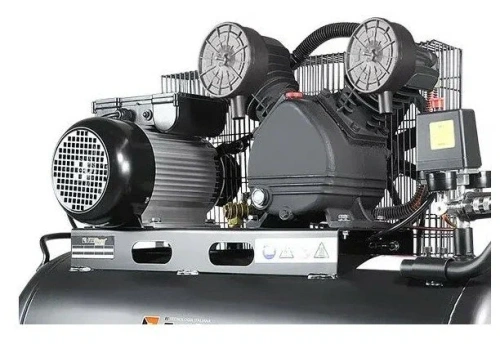 Компрессор AEROMAX 500/1050 HP (500/1050 л/мин, 7,5кВт,380В, 12,5Бар, 3-поршн) ременная передача фото 3