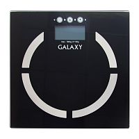 Весы напол. GALAXY GL4850 электрон. стекло, память 180кг. (1*6)