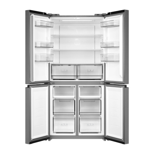 Холодильник WILLMARK MDC-711IX No Frost серебро 2-х камерный Cross Door, инвертор фото 3