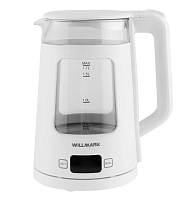 Чайник WILLMARK WEK-1720DW 1.7л 2200Вт пластик белый