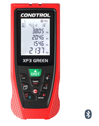 Дальномер лазерный CONDTROL XP3 Green 120м, точность 1,5мм