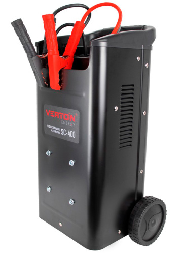 Устройство пуско-зарядное VERTON Energy SC-400 (12/24В, 20-700Ач, мах. зар 60/360А, 8кВт, 5режимов) фото 2