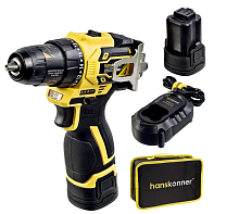 Шуруповерт Hanskonner HCD1645BLC (14,4В,45Нм, 2*2Ач,1650об/мин,бесщ.)