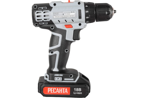Шуруповерт Ресанта ДА-50Л2-18А (18В,50Нм, 2*2Ач) фото 5