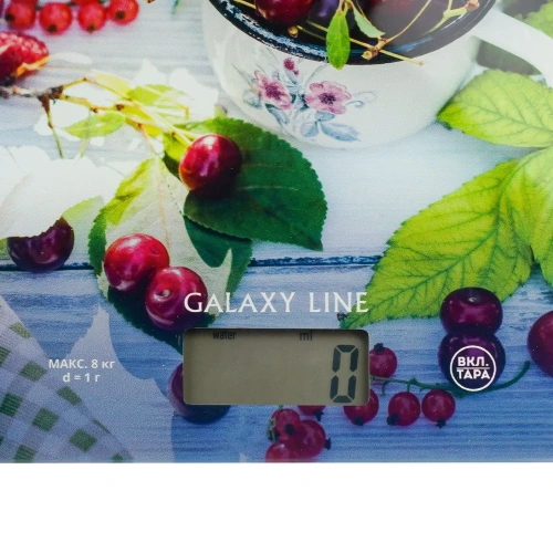 Весы кухон. GALAXY GL2818 электрон. 8кг. стекло фото 2