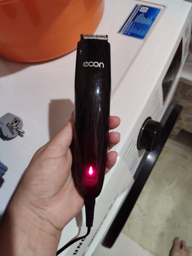 Машинка д/стрижки волос Econ ECO-BC01R аккумулятор фото 3