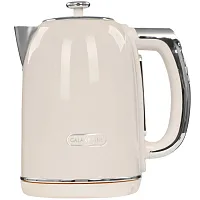 Чайник GALAXY GL0359 (2200Вт, 1,7л,  нерж.сталь/пластик) белый/стальной