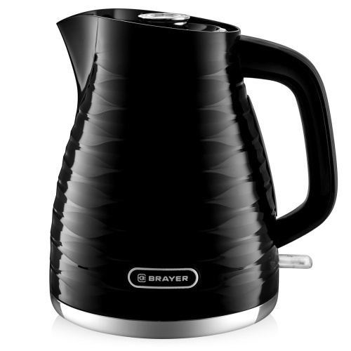 Чайник BRAYER BR1057BK 2200Вт 1,7л пластик черный фото 3