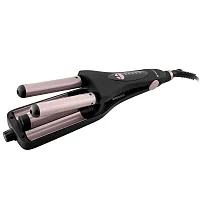 Щипцы-стайлер двойные BRAYER BR-3204 80Вт, выпрям, насадка д/волнообр.локонов шнур 1,8м