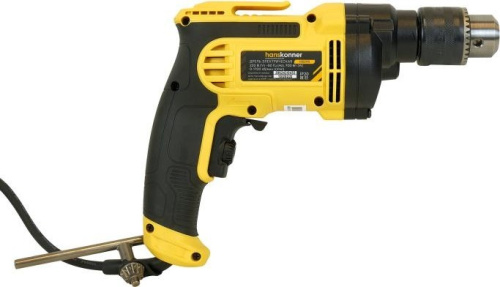 Дрель Hanskonner HID2175 (700Вт,1700об/мин,13мм, реверс) фото 6