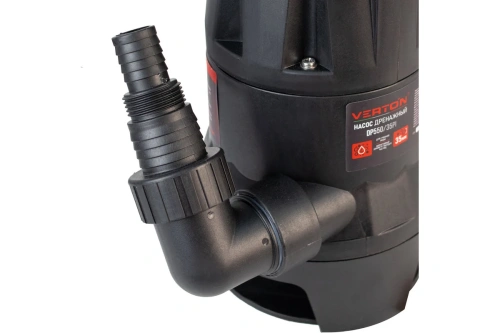 Насос дренажн Verton AQVA DP550/35PI (550Вт,190л/мин., H-7м., Dчаст. 35мм, пласт. корп, аква сенсор) фото 8
