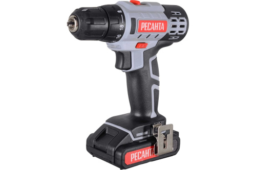 Шуруповерт Ресанта ДА-18-2ЛК (18В,50Нм, 2*2Ач)