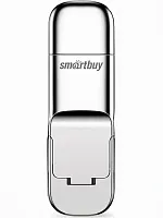 Флеш накопитель 128GB Smartbuy USB 3.0, чт до 75 Мб/с, зап до 25 Мб/с серый