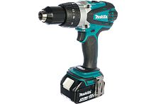 Шуруповерт Makita DHP458RFE (18В,91/58Нм,3Ач,2ск,2акк,реверс,Li-on,кейс)