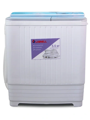 Машина стиральная LIGRELL LWM-55PG 5,5кг, стекл. крышка фото 6 Машина стиральная LIGRELL LWM-55PG 5,5кг, стекл. крышка фото 6