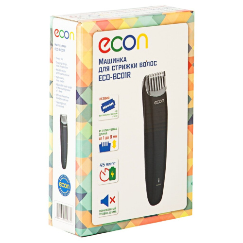 Машинка д/стрижки волос Econ ECO-BC01R аккумулятор фото 2