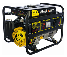 Генератор бенз. HUTER HT1000L (1,0/1,1кВт, 220В, бак 6л, 65дБ, ручн.стартер)