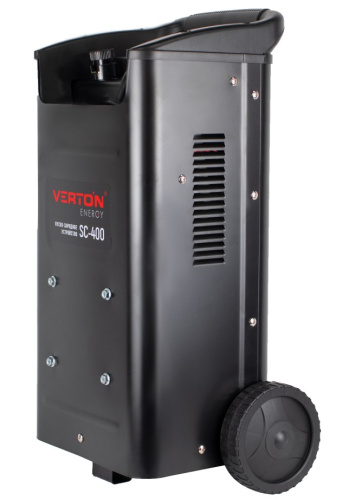 Устройство пуско-зарядное VERTON Energy SC-400 (12/24В, 20-700Ач, мах. зар 60/360А, 8кВт, 5режимов) фото 3