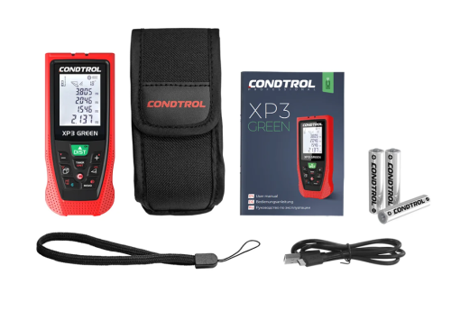 Дальномер лазерный CONDTROL XP3 Green 120м, точность 1,5мм фото 6