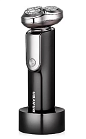 Бритва BRAYER BR-3601 аккум, 3 головки, сух/влаж. бритье
