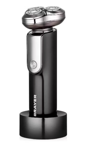 Бритва BRAYER BR-3601 аккум, 3 головки, сух/влаж. бритье