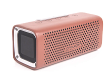 Колонка АТОМ BS-07, 2*6Вт, 4000мАч, hands free сопряжение, иск.кожа (147x62x62 мм)