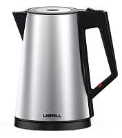 Чайник LIGRELL LEK-1722S 1,7л 2200Вт LED металл/пластик серебро