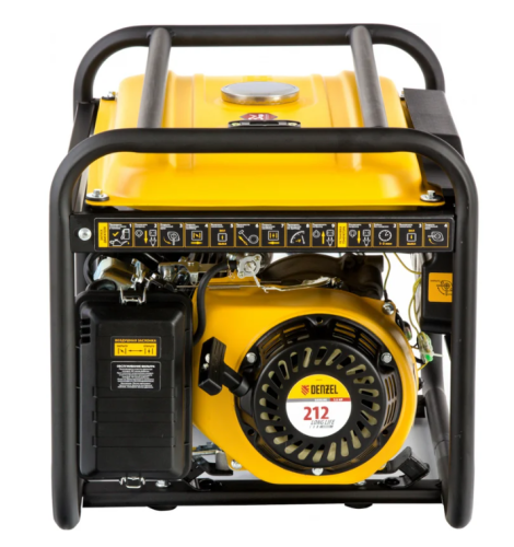 Генератор бенз. Denzel PS-33 (3,0/3,3кВт, 220В, 15л/0,6л, 41кг. руч. старт) фото 5 Генератор бенз. Denzel PS-33 (3,0/3,3кВт, 220В, 15л/0,6л, 41кг. руч. старт) фото 5