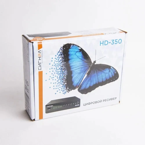 Ресивер цифровой DVB-T2/C HD Сигнал HD-350 метал,  дисплей DOLBY DIGITAL HEVC фото 5