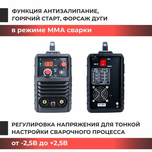 Полуавтомат сварочный Foxweld SIGMA MIG 180 SYN (230В, 40-180А, d электрода 0,8-4мм) фото 8