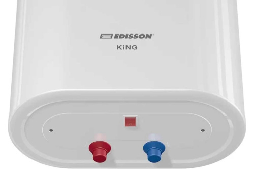 Водонагреватель 50л Edisson King 50V, 2кВт, нерж.бак, вертик, плоск. фото 3