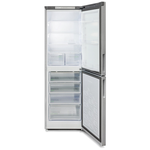 Холодильник БИРЮСА M6131 металлик с нижней камерой фото 3 Холодильник БИРЮСА M6131 металлик с нижней камерой фото 3