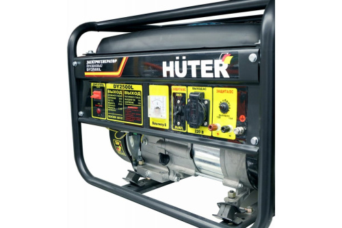 Генератор бенз. HUTER DY2500L  (2/2,2кВт, 220В, бак 12л, 4-тактн, 76дБ) фото 9