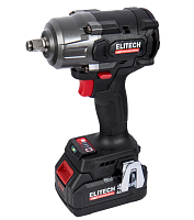 Гайковерт ELITECH CW 2009SL акк. (20В, 850Нм, 1/2, ударн.,1*4Ач, 2350об/мин.)