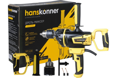 Дрель-миксер Hanskonner HDM2014E (1400Вт,1100об/мин,16мм) фото 5 Дрель-миксер Hanskonner HDM2014E (1400Вт,1100об/мин,16мм) фото 5