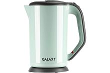 Чайник GALAXY GL0330 (2000Вт, 1,7л, двойная стенка, нерж.сталь/пластик) голубой