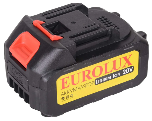 Мойка EUROLUX M-20Li акк. (20В, 1*4Ач,35бар, ЗУ) фото 4