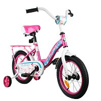Велосипед 18" Slider добав. колеса детский роз/белый