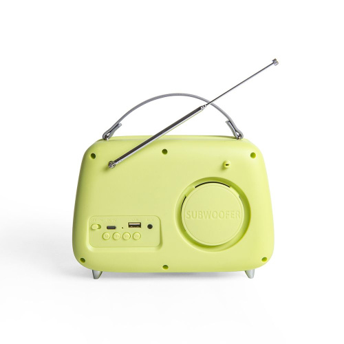 Радиоприемник БЗРП РП-343 Fresh УКВ 87,5-108МГц DC5B,акб,BT/USB/AUX зеленый фото 4 Радиоприемник БЗРП РП-343 Fresh УКВ 87,5-108МГц DC5B,акб,BT/USB/AUX зеленый фото 4