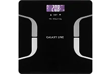 Весы напол. GALAXY GL4853 электрон. стекло, память, 180кг.