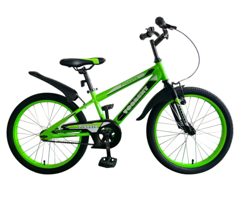 Велосипед 20" Torrent Planeta 1ск сталь зеленый
