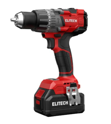 Шуруповерт Elitech ДА 21УБЛ2 (20В,120Нм,2*2Ач,2акк Li-ion)