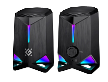 Колонки комп. 2.0 Defender Gravity, 2x3 Вт, USB, черные