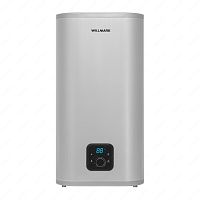 Водонагреватель 50л WILLMARK WWH-50SFS U PRO 2кВт, нерж.бак, плоский, универс монтаж, серебро