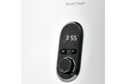 Водонагреватель 50л Electrolux EWH 50 Royal Flash Silver 2кВт нерж.бак вертик/гориз плоский фото 5