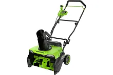 Снегоуборщик Greenworks GD40STX2 аккумуляторный (40V, 51см, бесщеточ., без АКБ и ЗУ)2 слота