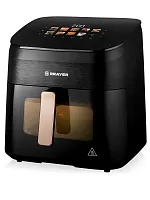 Аэрогриль BRAYER BR-2057 2200Вт, 8,5л, 10 реж. таймер,сенсор, 2 ТЭНА, емк д/щепы