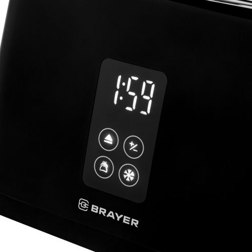 Тостер BRAYER BR-2113 930Вт, 2ломтика,7реж.под. д/крошек.размораж. подогрев фото 6 Тостер BRAYER BR-2113 930Вт, 2ломтика,7реж.под. д/крошек.размораж. подогрев фото 6